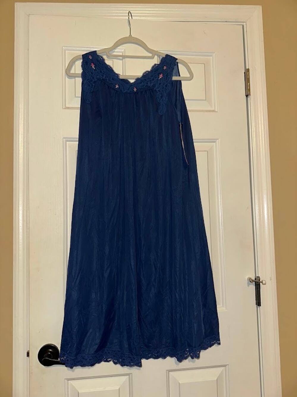 Vintage 80s Shadowline 2-Piece Peignoir Set - Nylon Tricot - Brand New with Tags